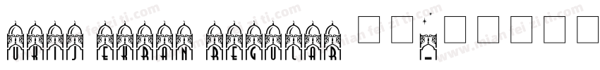 UKIJ Ekran Regular 字体字体转换